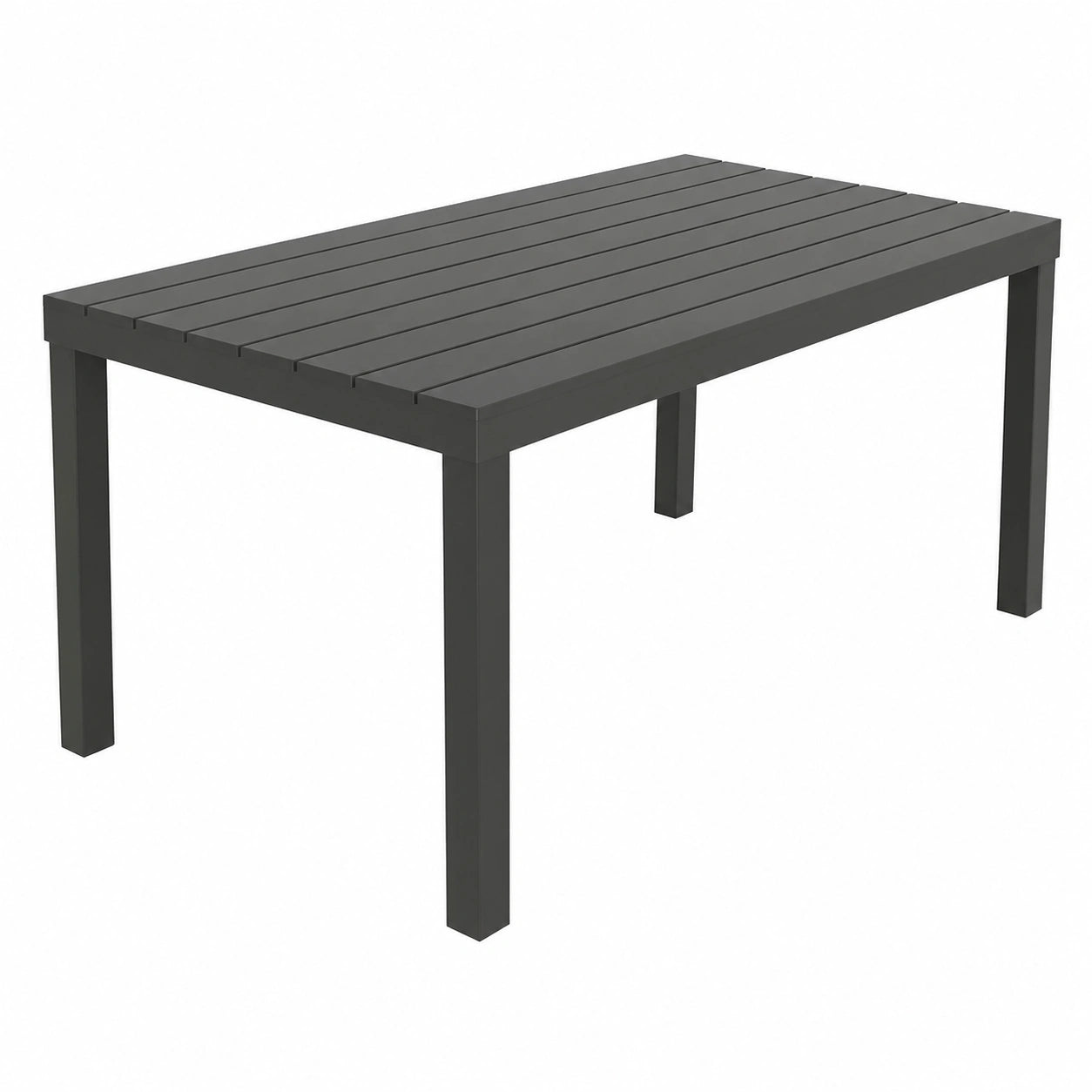Tavolo Resina Saturnia Sumatra 138x80 cm Antracite
