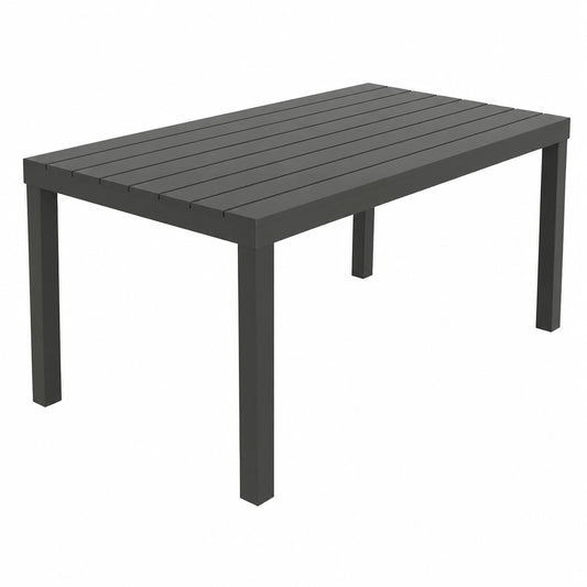 Tavolo Resina Saturnia Sumatra 138x80 cm Antracite